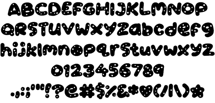 Cookies font