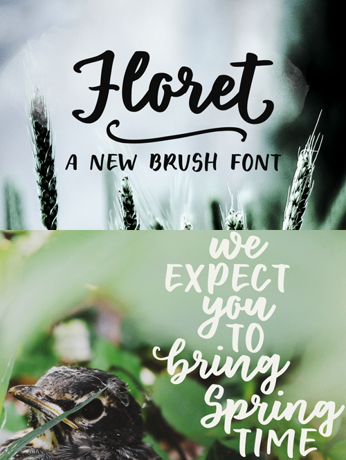 Floret Sample font