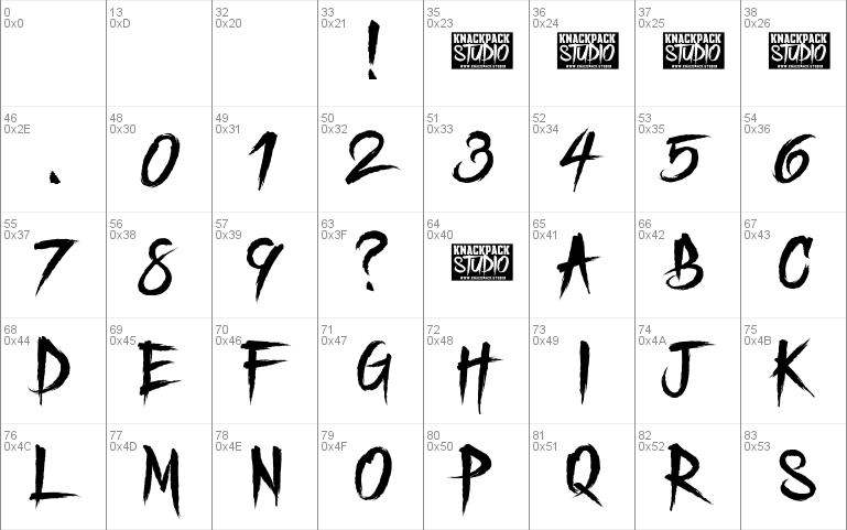 Freedoomed Demo font