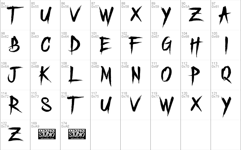 Freedoomed Demo font