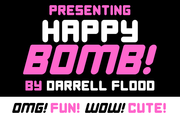 Happy Bomb font