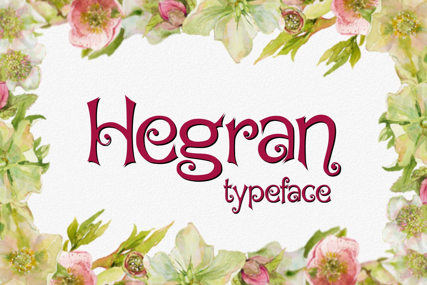 Hegran font