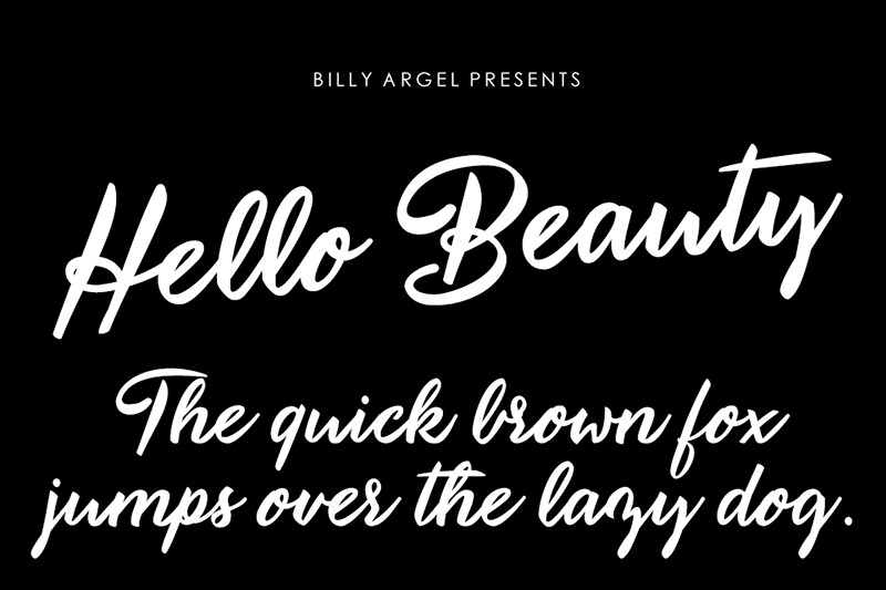 Hello Beauty Personal Use font