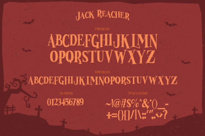 Jack Reacher font