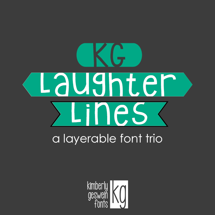 KG Laughter Lines font