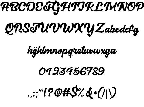 Lucy the Cat font
