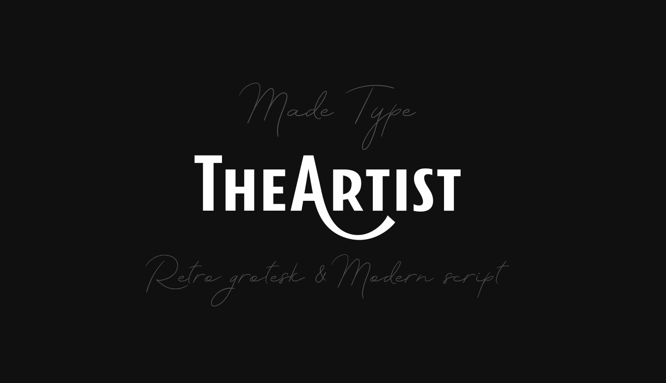 MADE TheArtist Script Extras font