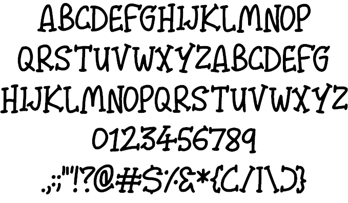 Malarky font