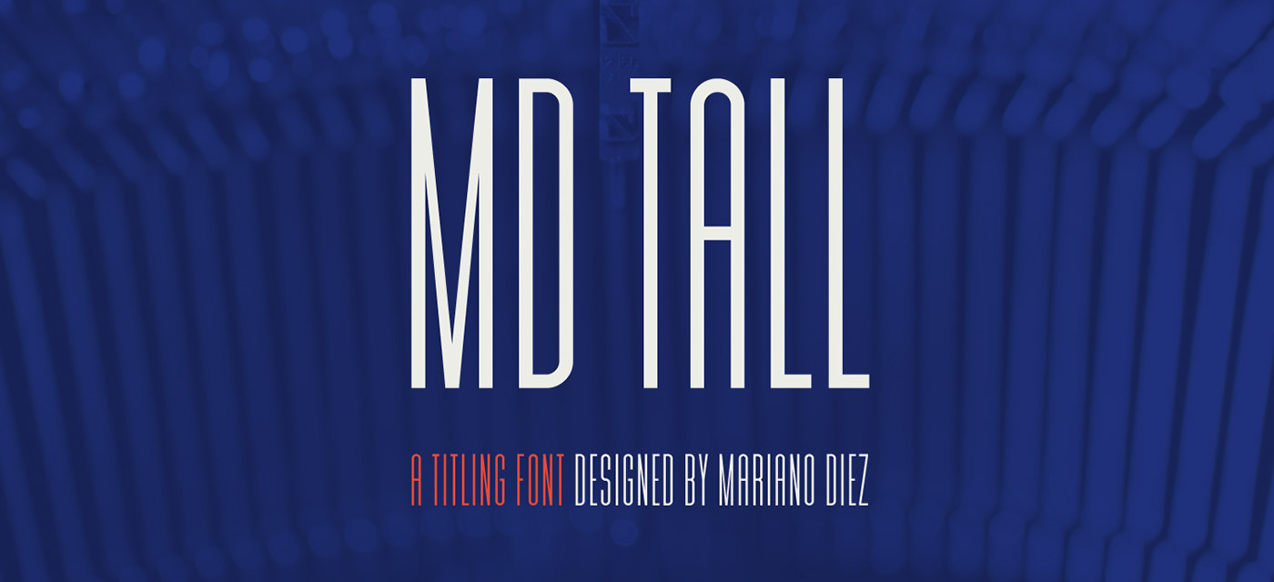 MD Tall 2 font