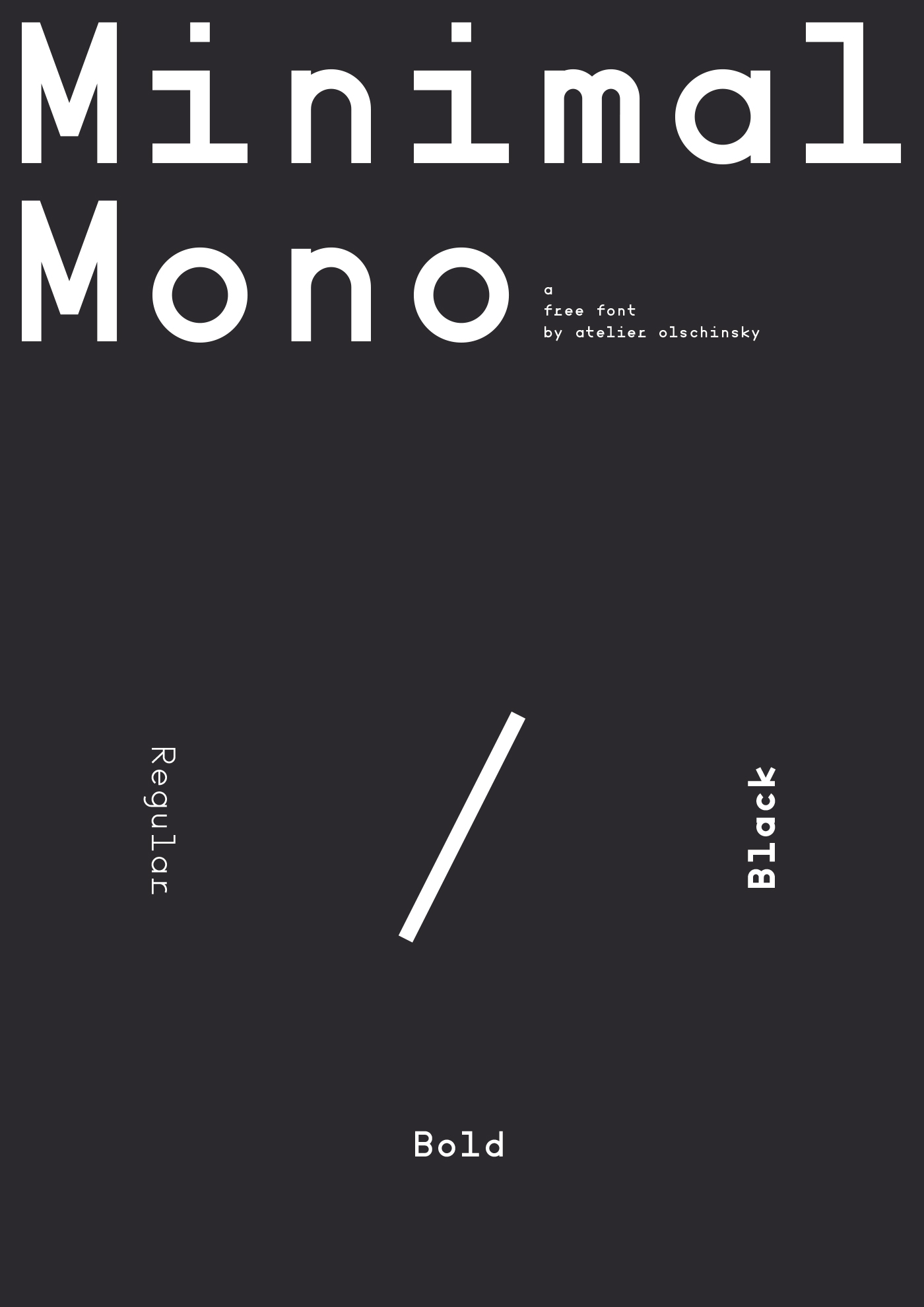 Minimal Mono font