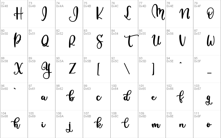 MissDaisy font