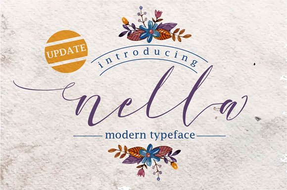 Nella Script font