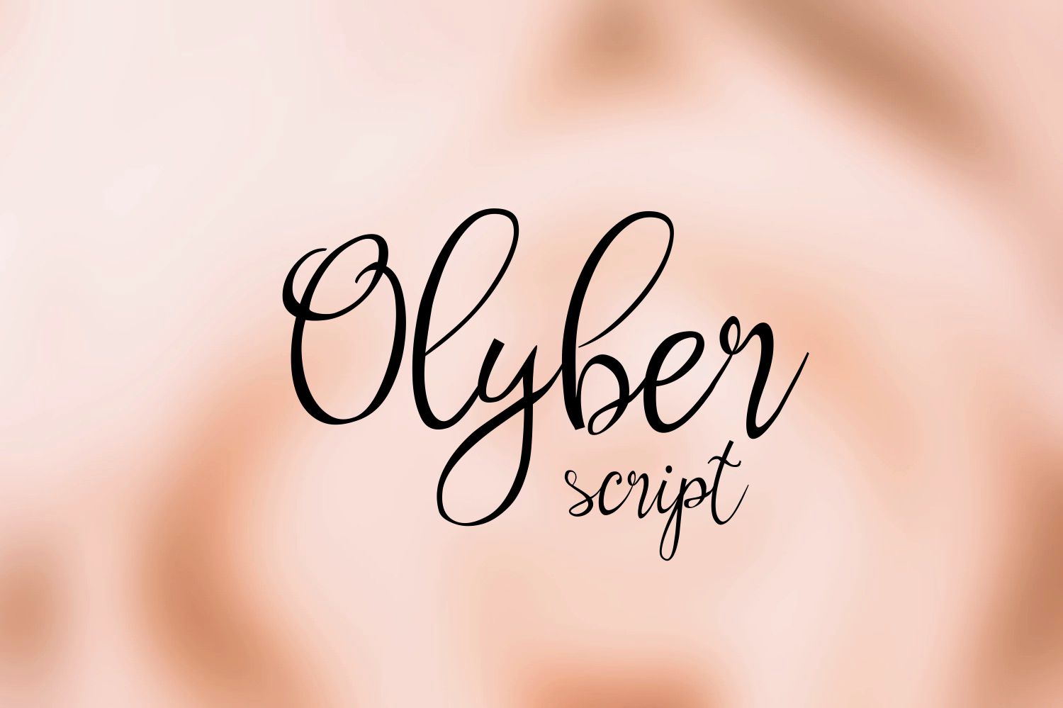 Olyber font