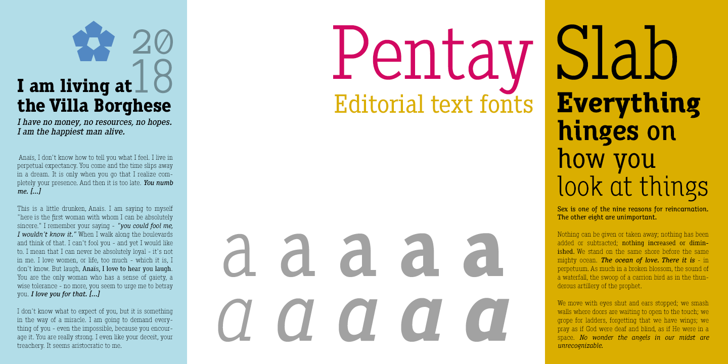 Pentay font