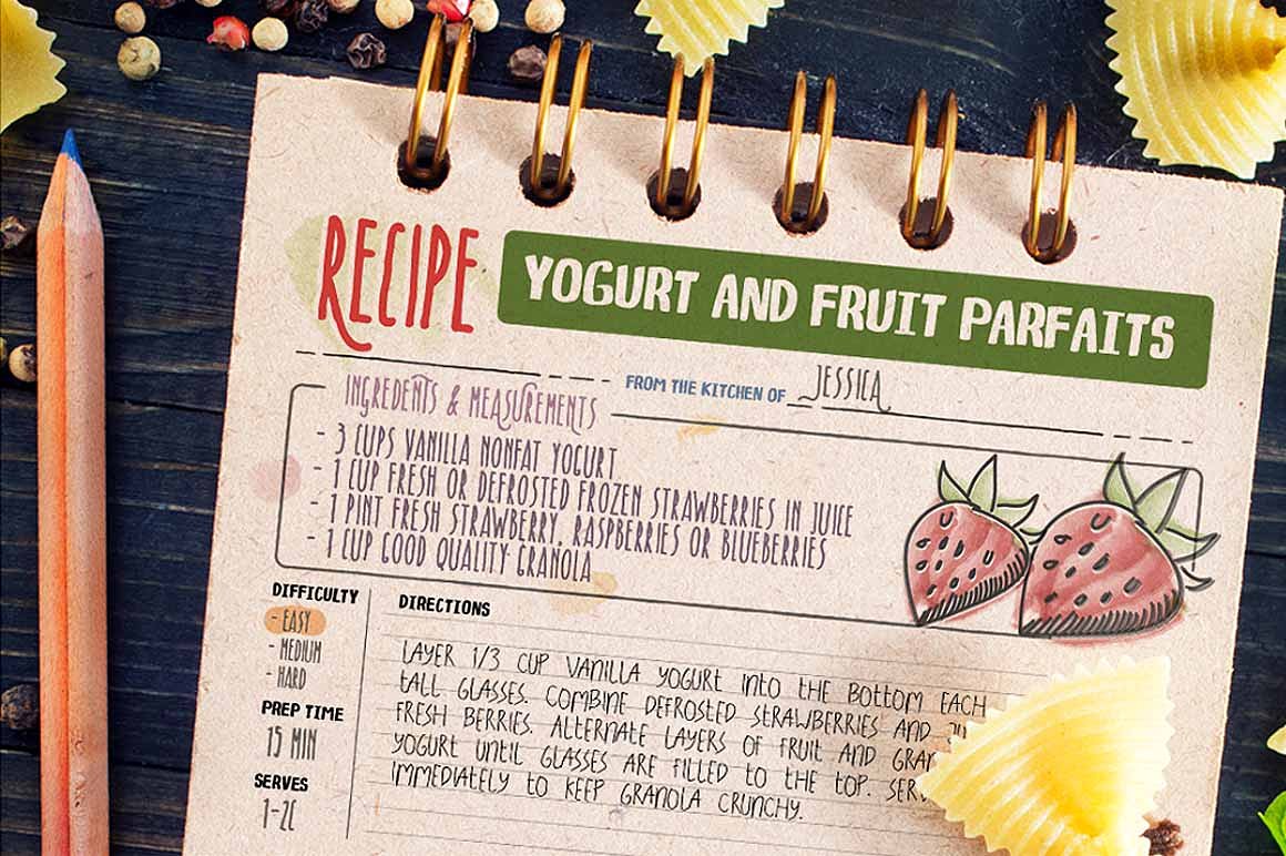 Recipe Daily font