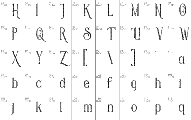 Savana Inline Grid Grunge font