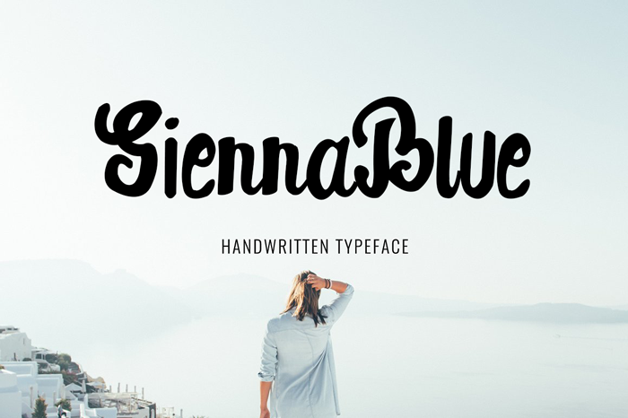 SiennaBlue font