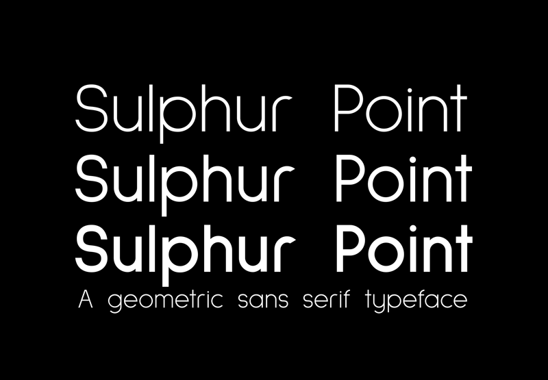 Sulphur Point font