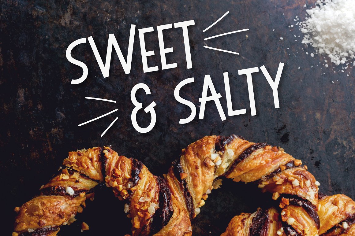 Sweet & Salty font