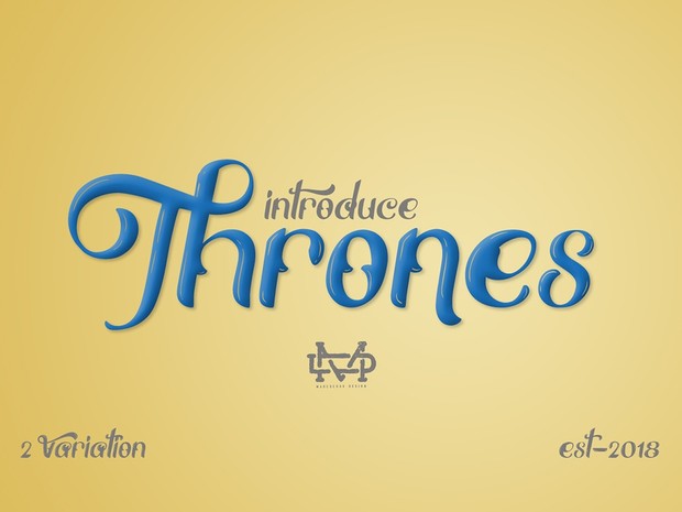 Thrones font