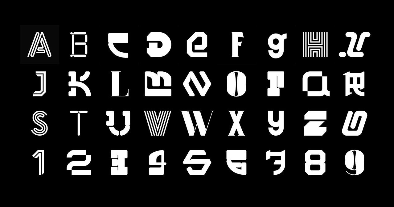 36 Days Of Type font