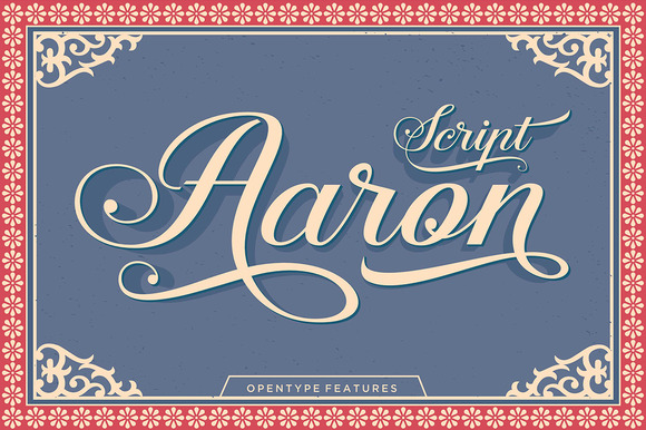 Aaron Script font