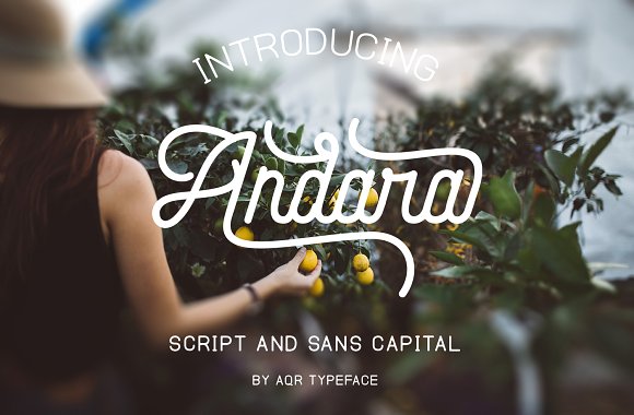 Andara Script font