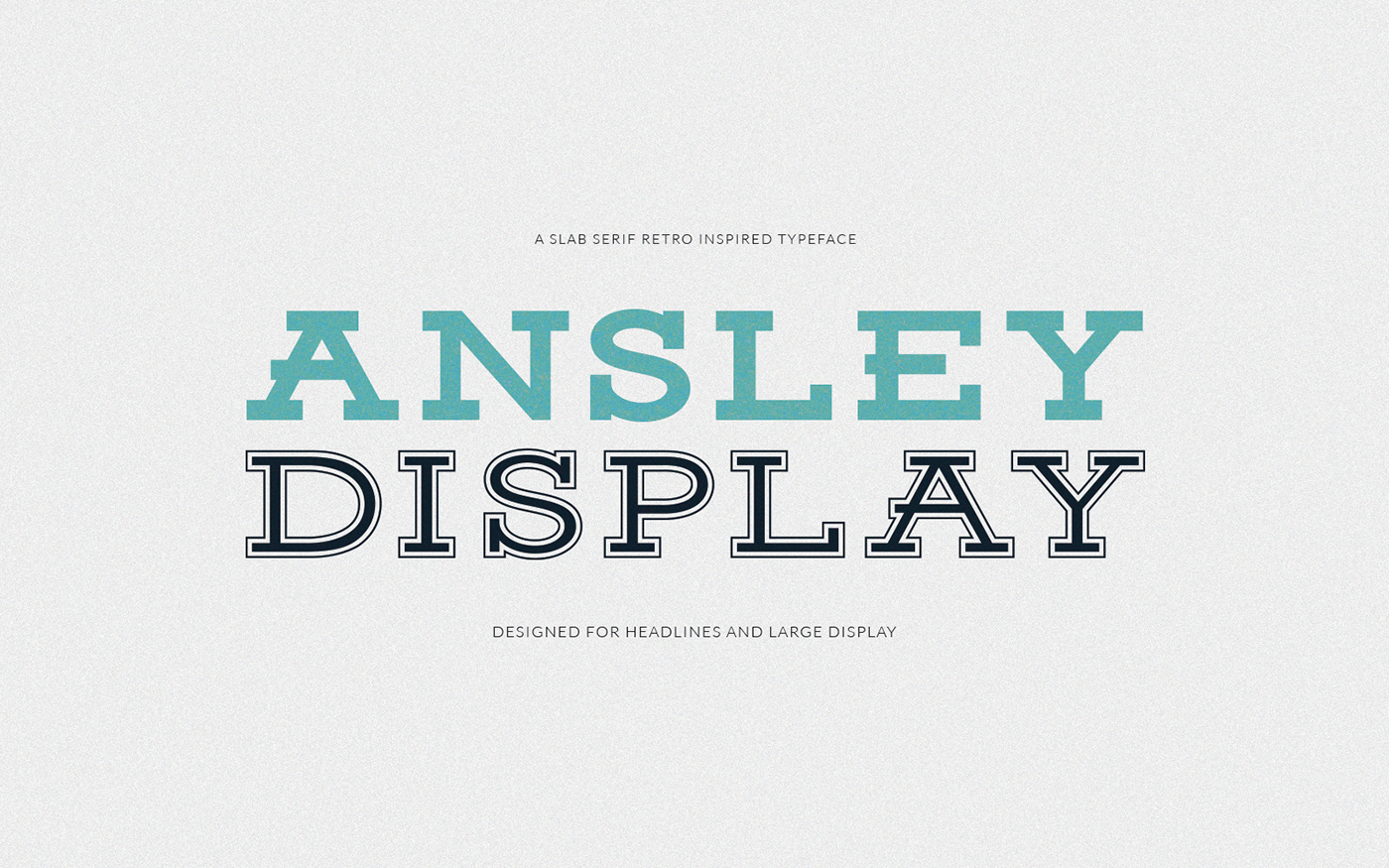 Ansley Display font