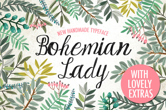 Bohemian Lady font