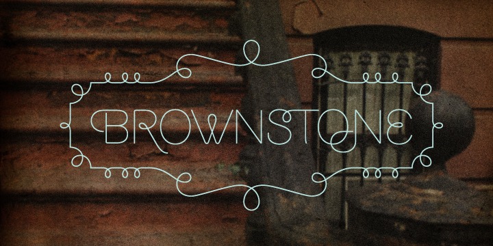 Brownstone Sans Hole font