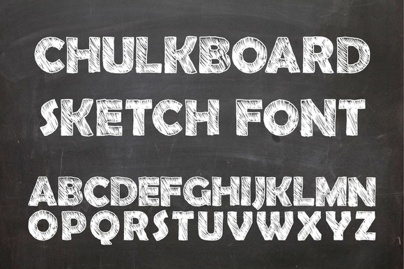 Chalkboard font