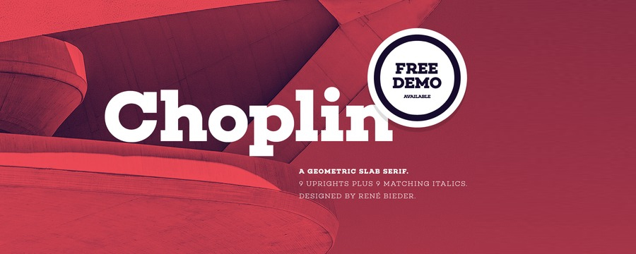 Choplin font