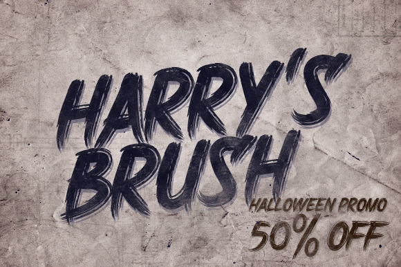DHF Harry's Brush font