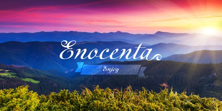 Enocenta font