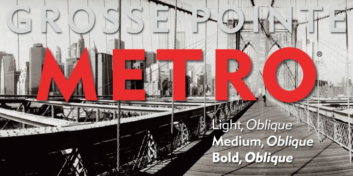 GPMetro font