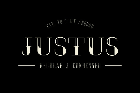 Justus font
