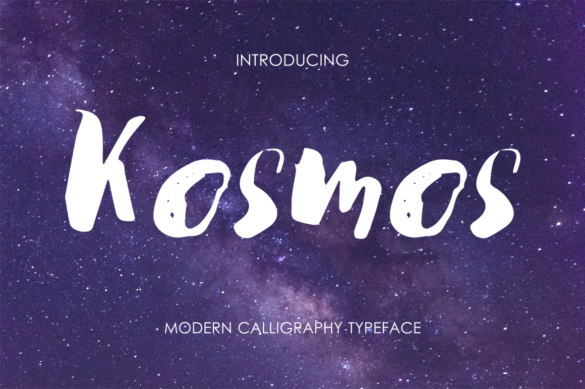 Kosmos шрифт