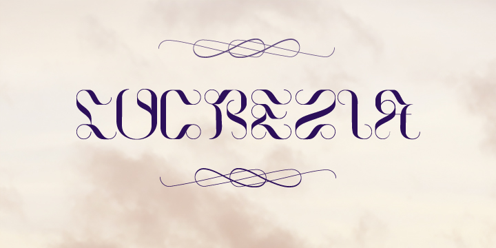 Lucrezia font