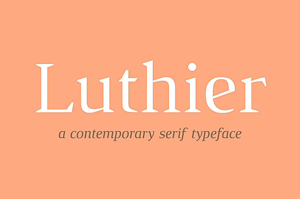Luthier Bd font