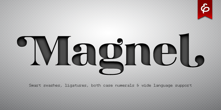 Magnel font