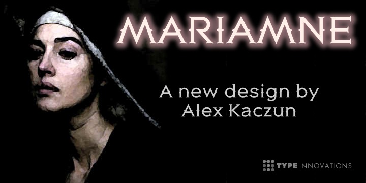 Mariamne font