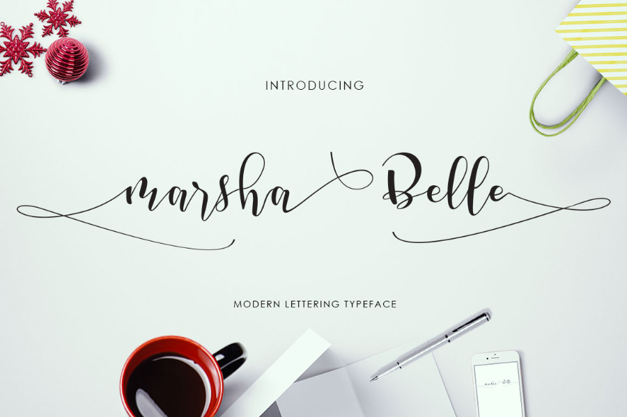 Marsha Belle font