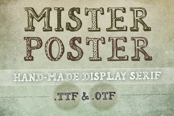 Mister Poster font