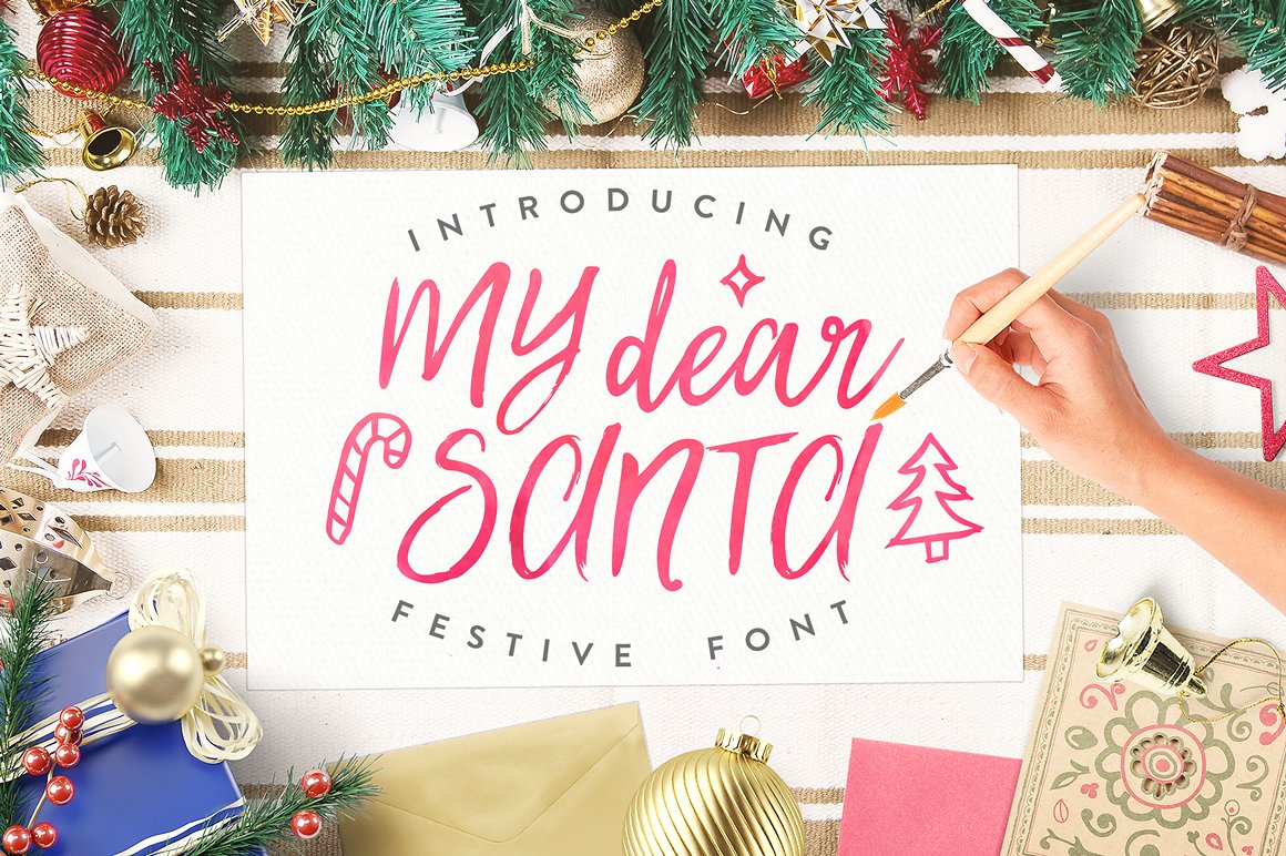 My Dear Santa font