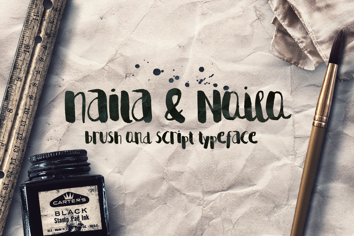 Naila Script Lite font