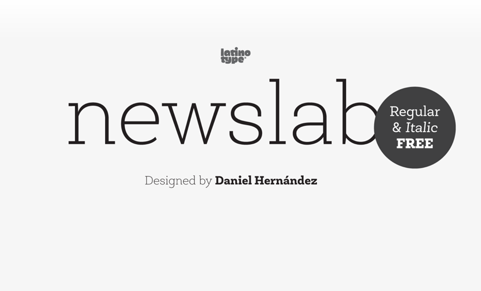 Newslab font