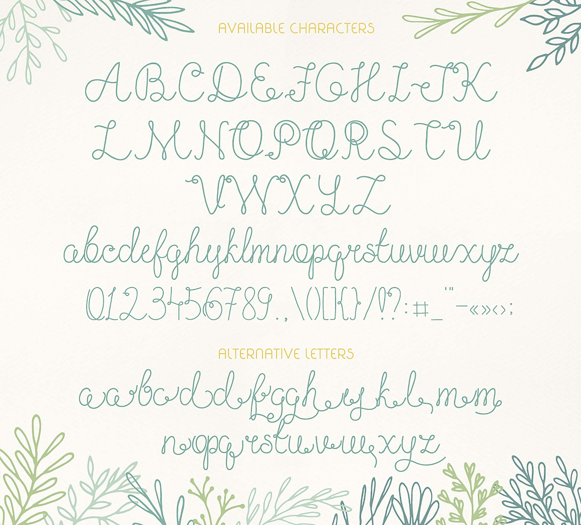 Olesia font