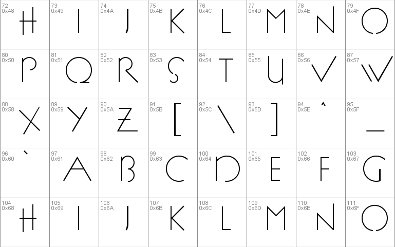 P22FLLWhibition font