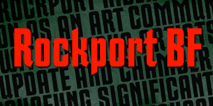 Rockport BF font