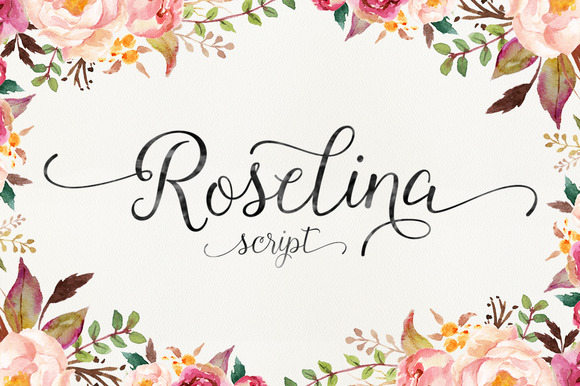 Roselina Script font